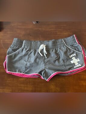Victoria’s Secret Pink Vintage Gray Lifeguard Shorts M